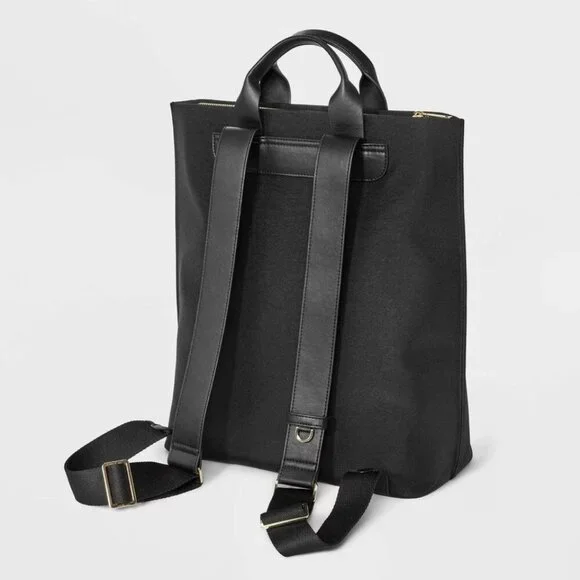 A New Day Modern Backpack โ Sleek Black Minimalist Design - Picture 3 of 5